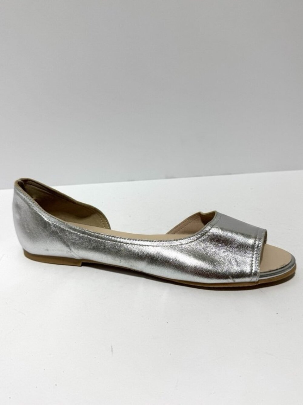 Avellini Womens Flats Silver Size EU39 M US8